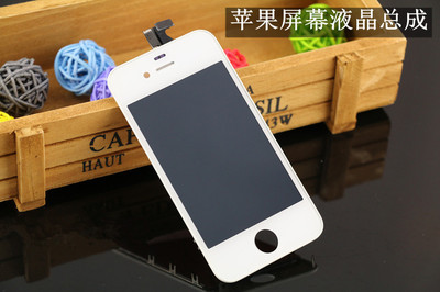 手机显示屏-厂家直销苹果触摸屏iPhone4/4液晶总成lcd显示屏批发低价包邮.