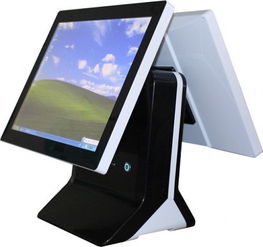 上海厂家直供15寸液晶触摸屏商用收银机双屏触摸一体机